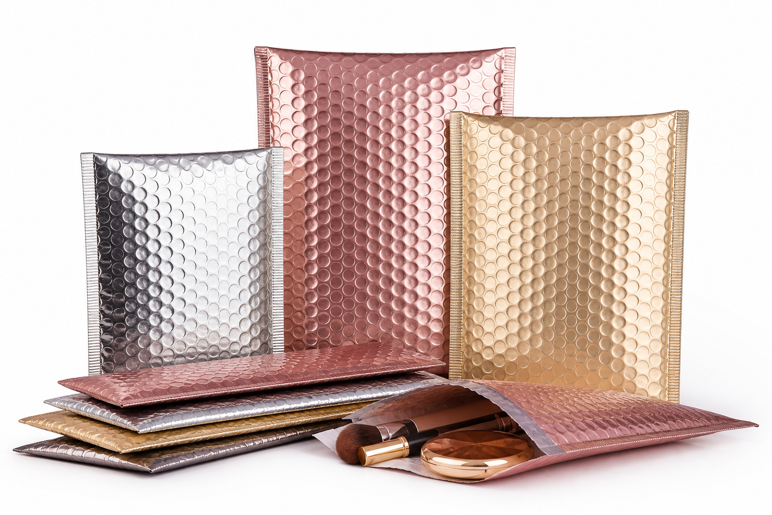 Wholesale Shimmer Coated Mailers for Premium Branding