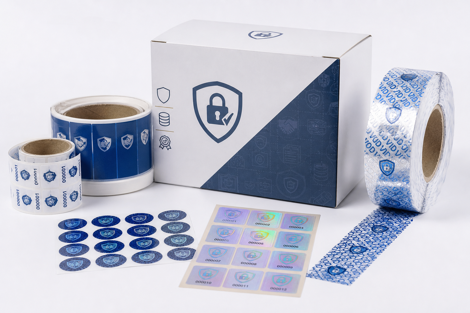 Security Seal Stickers Wholesale for Custom Packaging