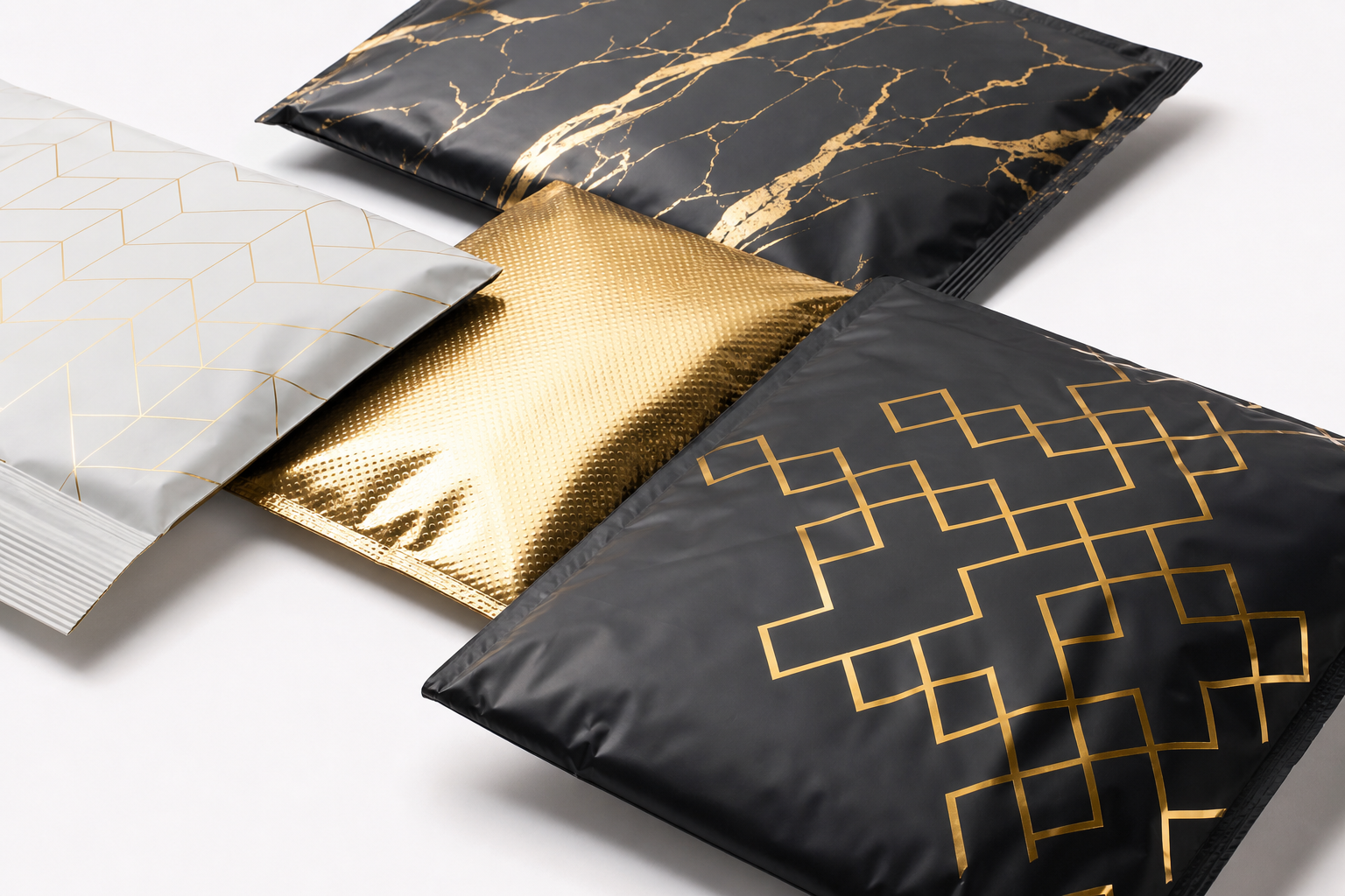 Foil Stamped Poly Mailers Wholesale for Premium Shipping