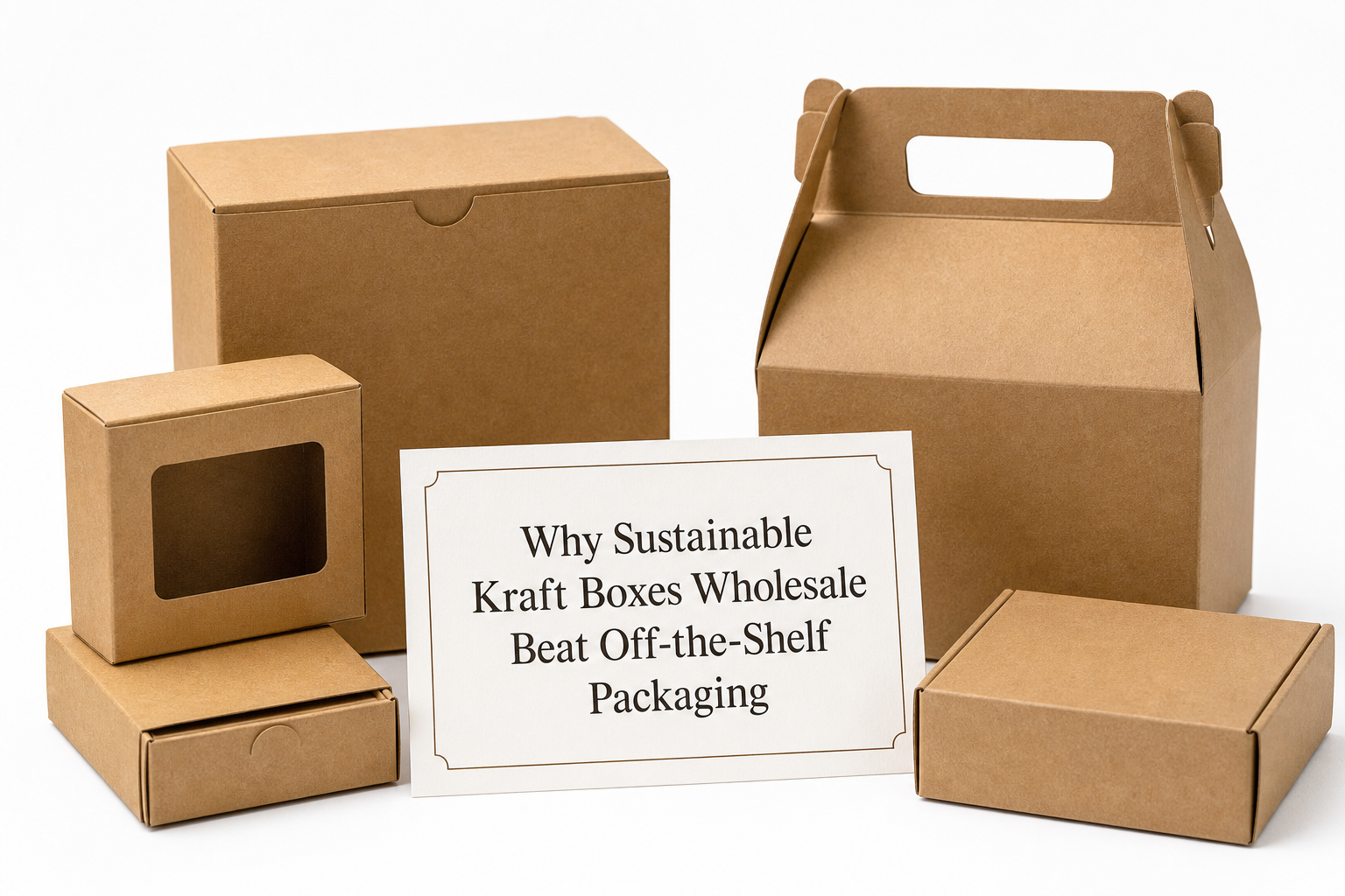 Sustainable Kraft Boxes Wholesale for Growing Brands