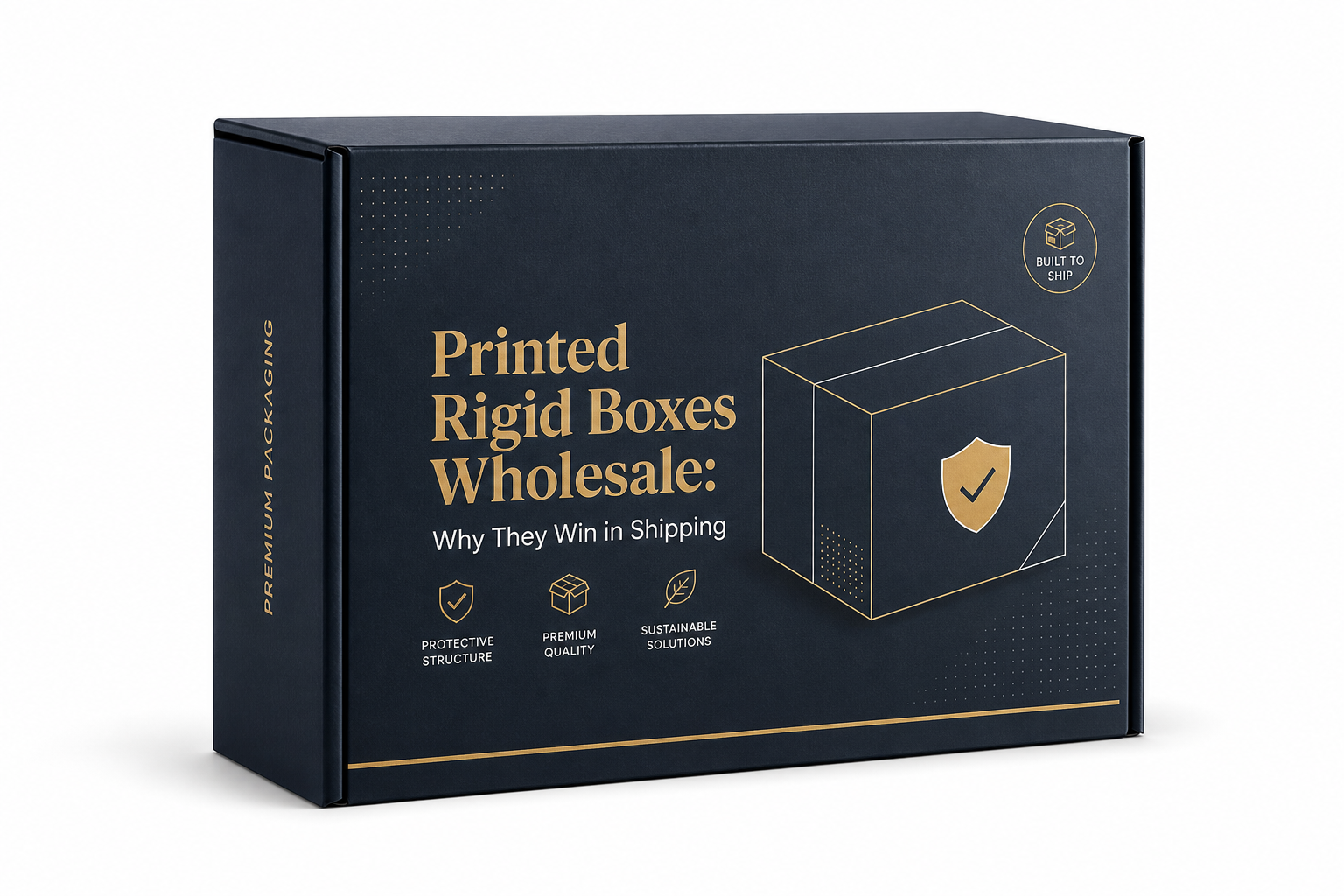Printed Rigid Boxes Wholesale for Shipping-Ready Brands
