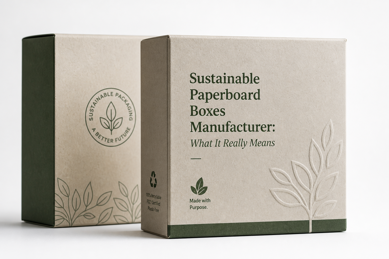 Sustainable Paperboard Boxes Manufacturer: Board, Finish, Dieline, and Unit Cost