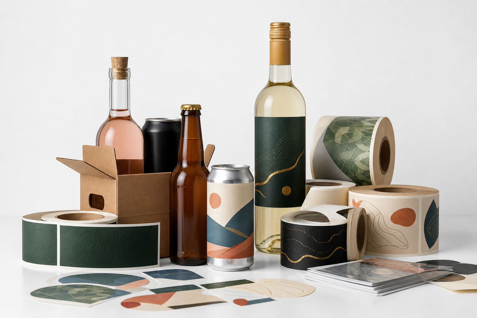 Custom Beverage Labels Supplier: Material, Adhesive, Artwork, and MOQ