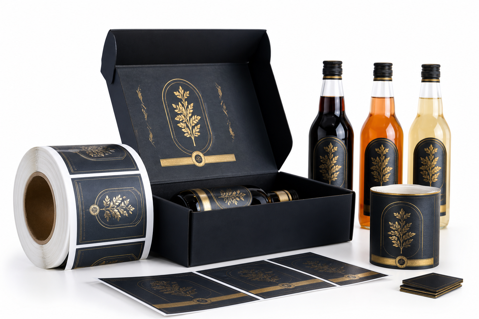 Custom Beverage Bottle Labels Wholesale for Brands
