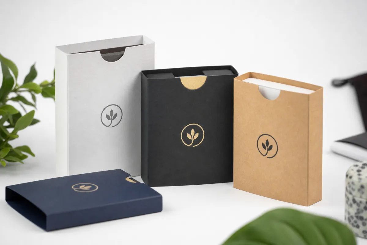 Paperboard Sleeves with Logo: Board, Finish, Dieline, and