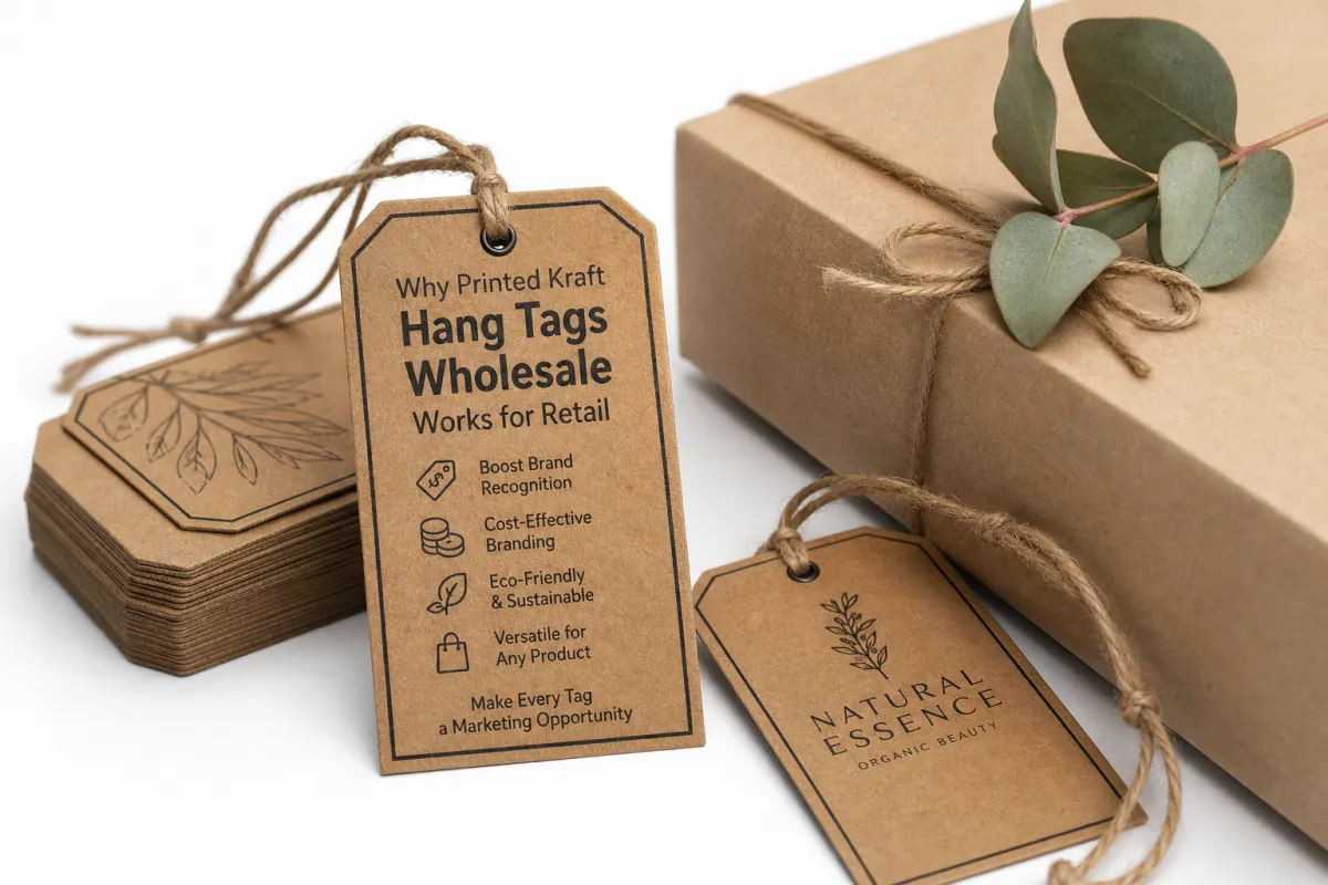 Printed Kraft Hang Tags Wholesale: Specs, Pricing, MOQ