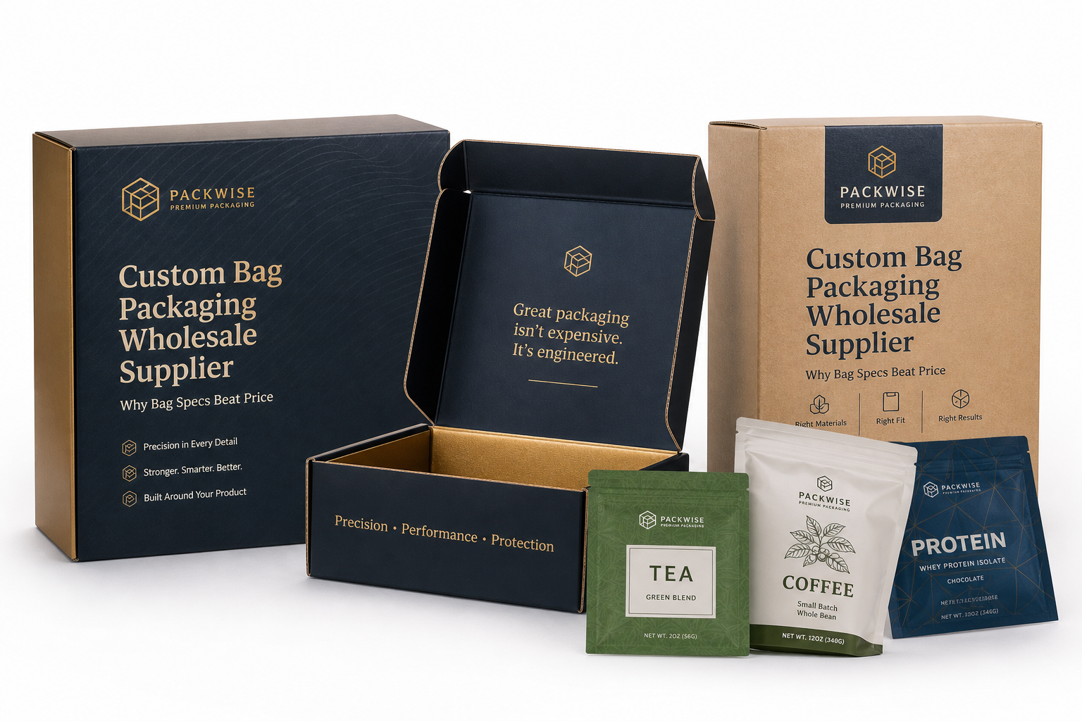 Custom Bag Packaging Wholesale Supplier for Brands