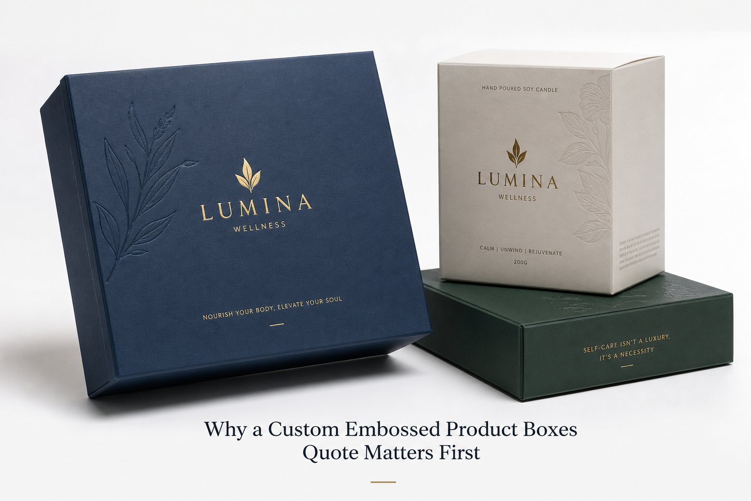 Custom Embossed Product Boxes Quote: Pricing & Specs