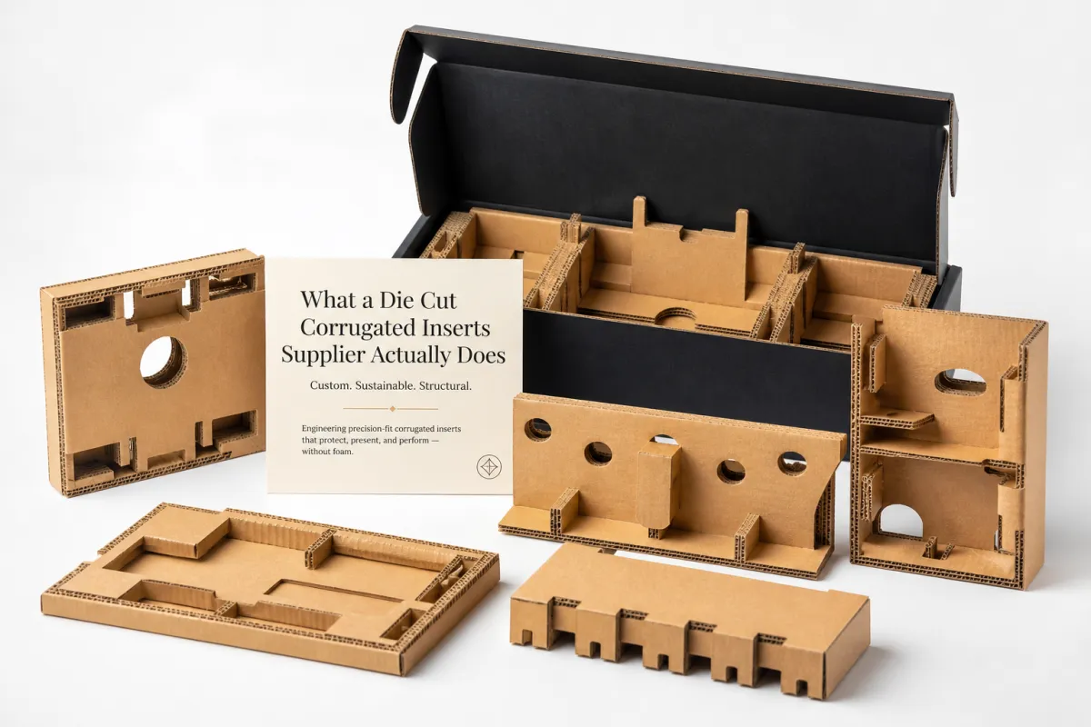 Die Cut Corrugated Inserts Supplier