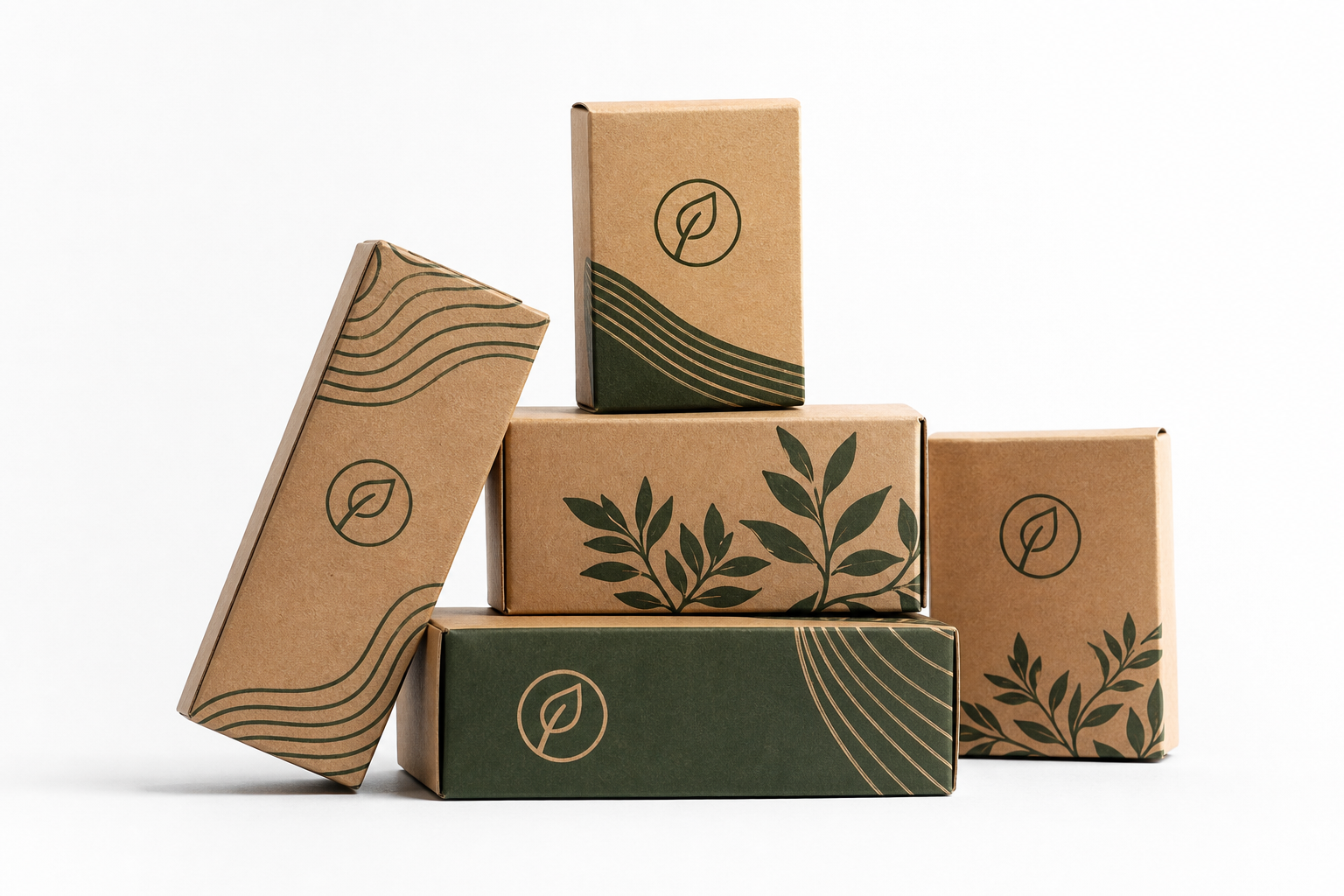 Sustainable Packaging Boxes with Logo: Board, Finish, Dieline, and Unit Cost