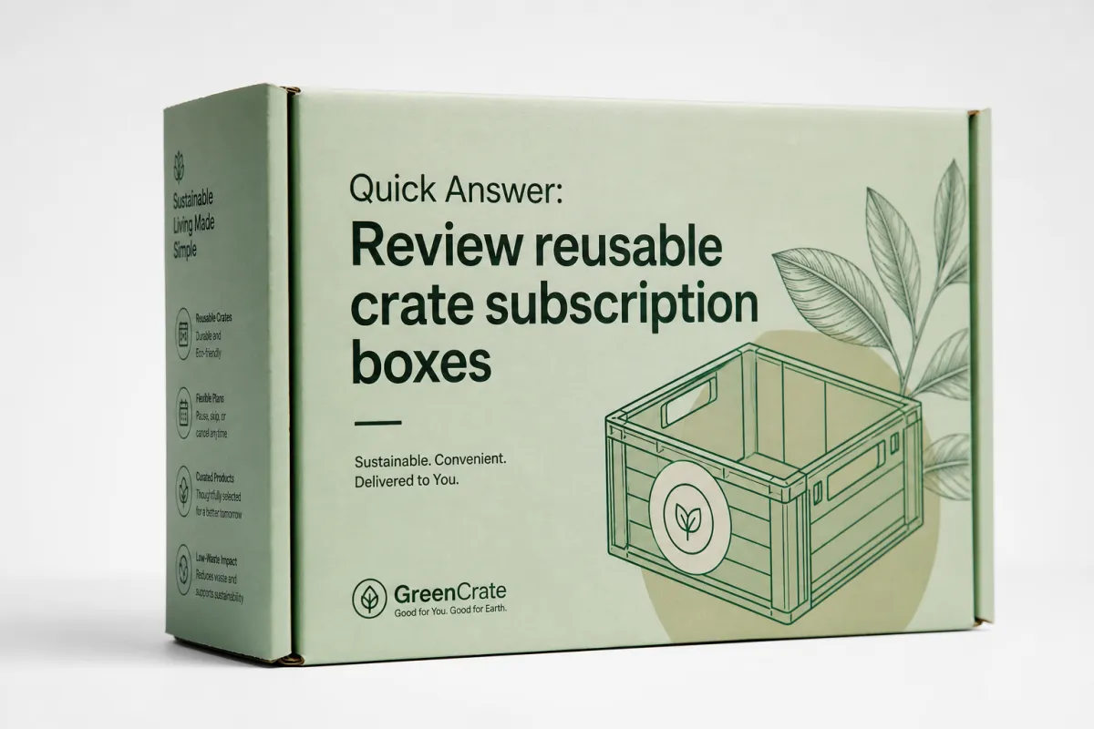 Reusable Crate Subscription Boxes Buyer Review