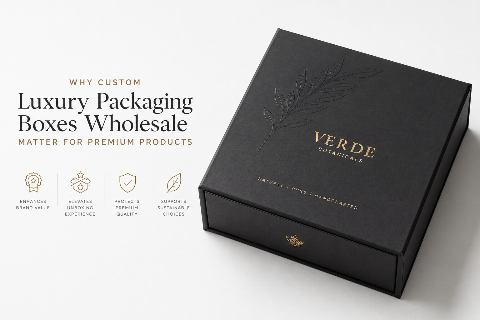 Custom Luxury Packaging Boxes Wholesale: Material, Print, Proofing, and Reorder Risk