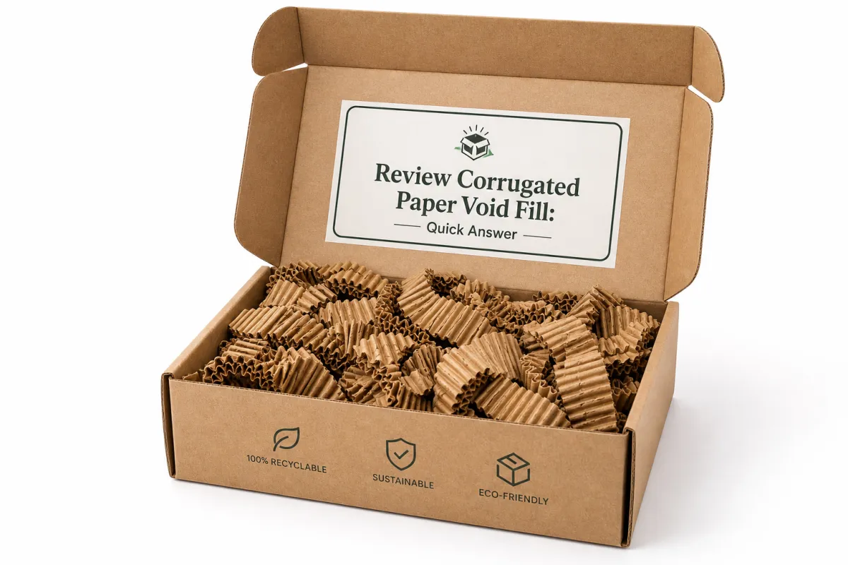 Corrugated Paper Void Fill Options Compared