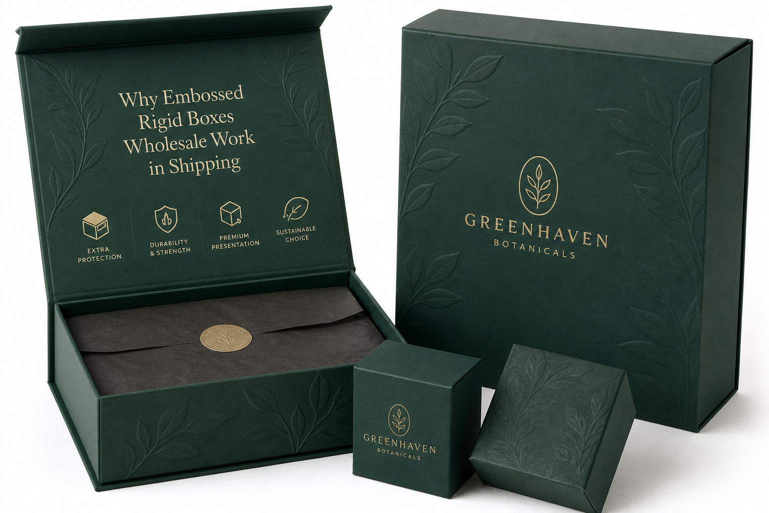 Embossed Rigid Boxes Wholesale: Pricing, Specs, MOQ