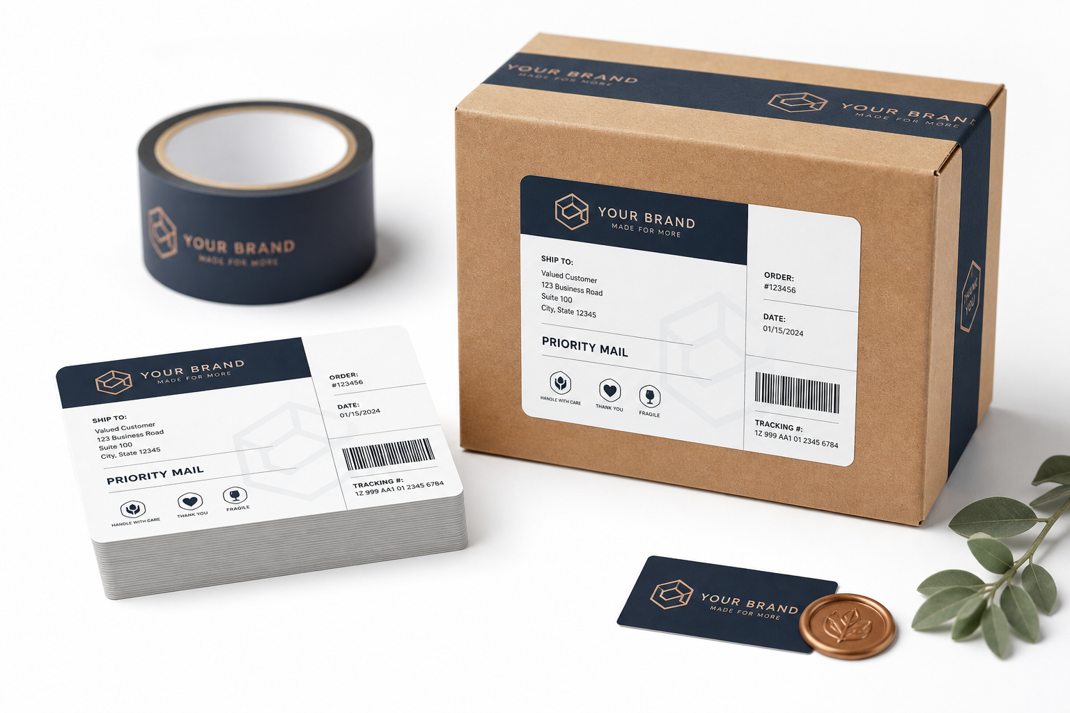 Buy Custom Branded Shipping Labels That Match Your Brand
