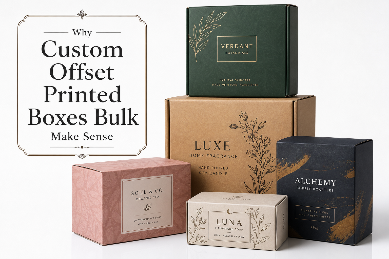 Custom Offset Printed Boxes Bulk: Structure, Print Proof, Packing, and Reorder Risk