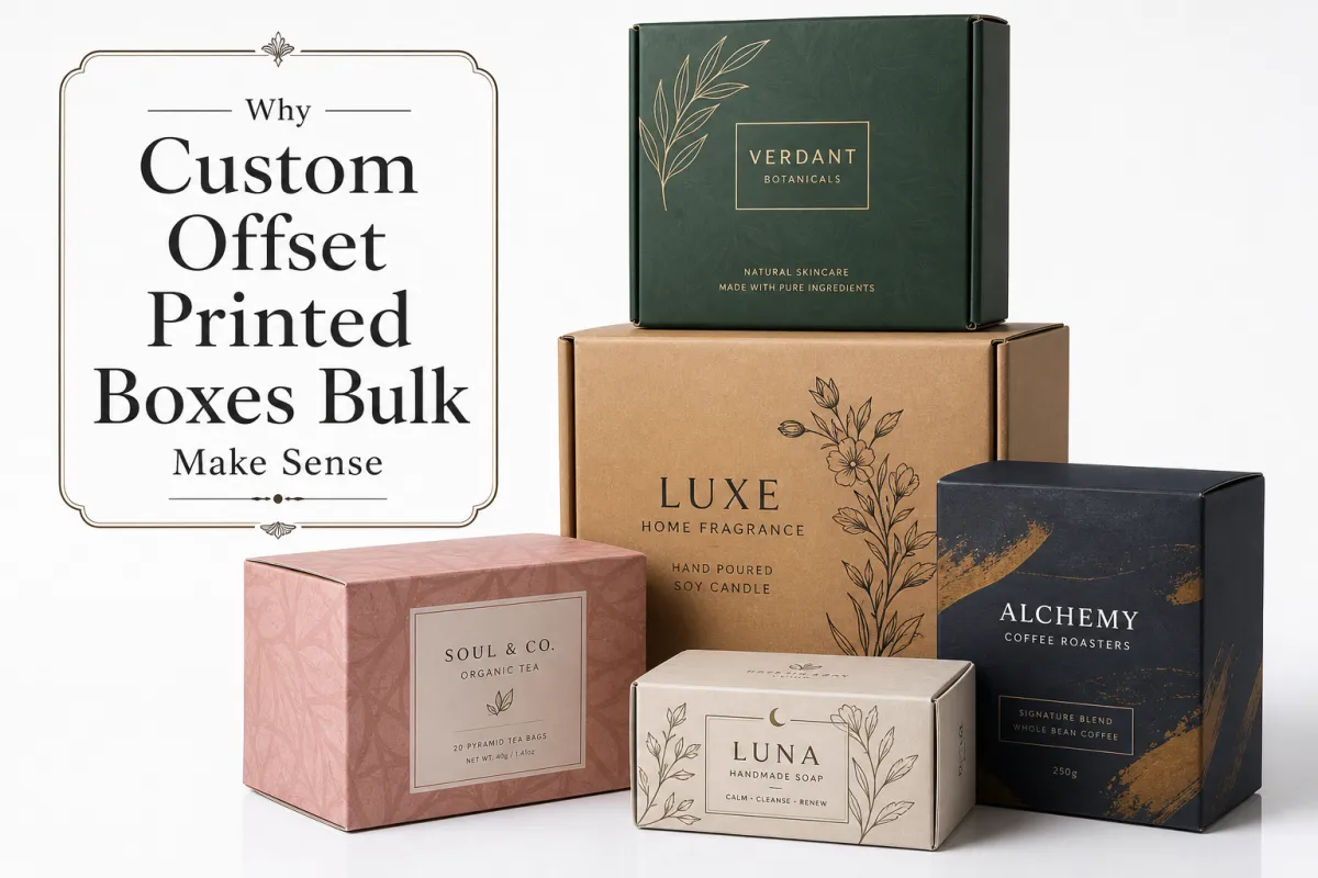 Custom Offset Printed Boxes Bulk: Pricing Specs Process