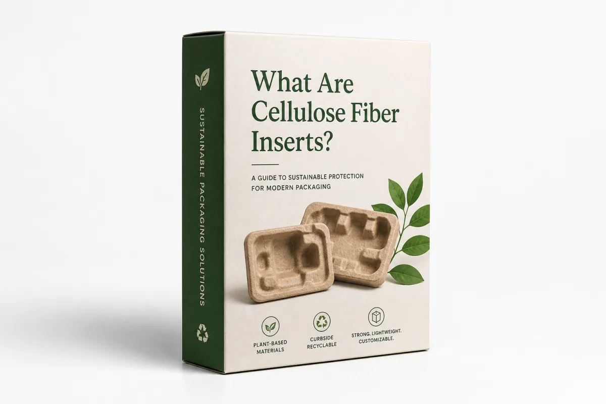 To Cellulose Fiber Inserts for Sustainable Packaging