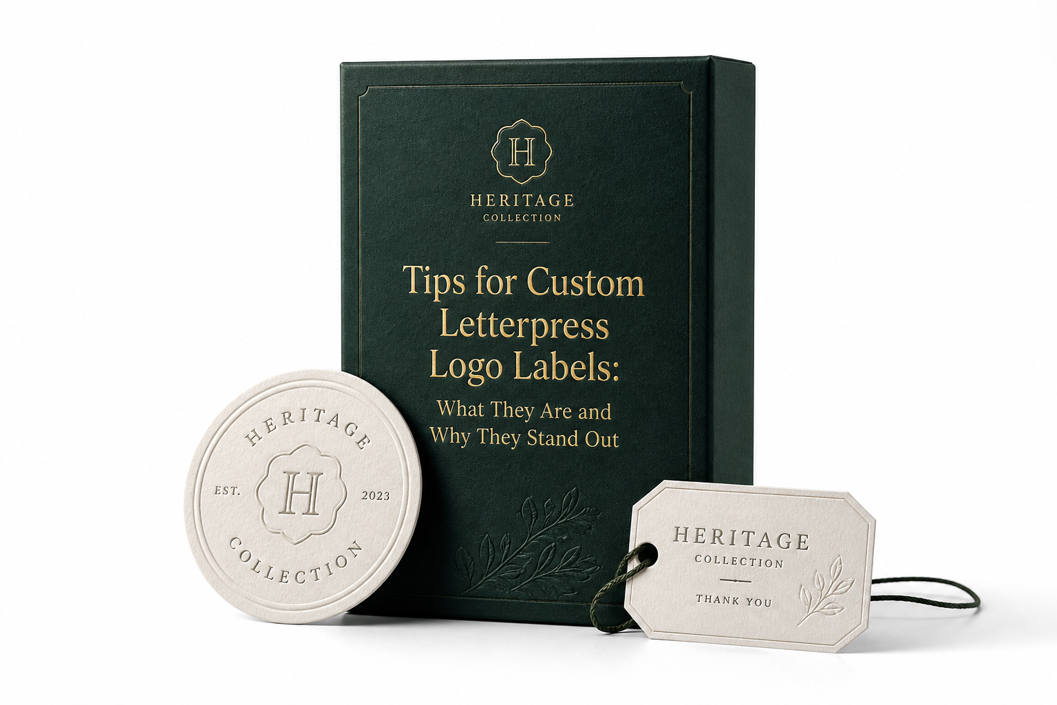 Custom Letterpress Logo Labels That Look Premium: Material, Adhesive, Artwork, and MOQ