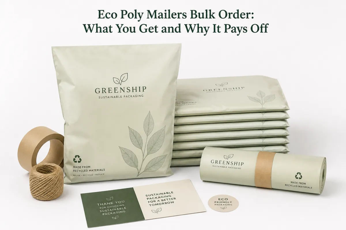 Eco Poly Mailers Bulk Order: Specs, Pricing & Lead Times