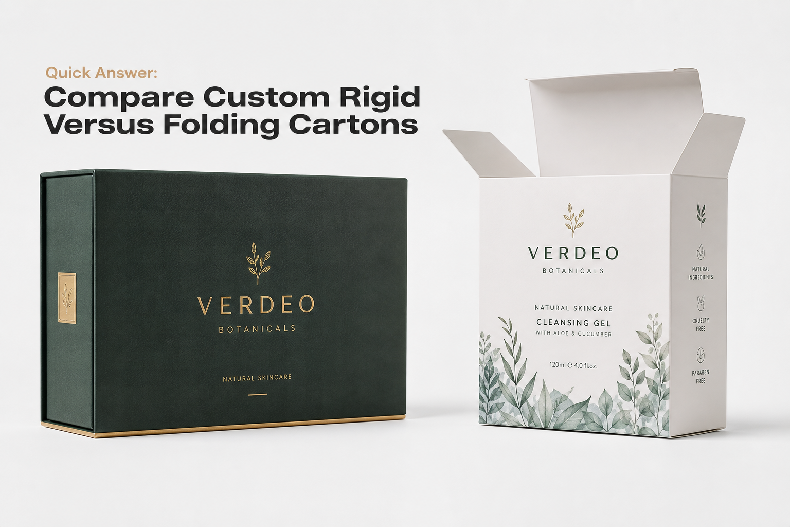 Compare Custom Rigid Versus Folding Cartons: Material, Print, Proofing, and Reorder Risk