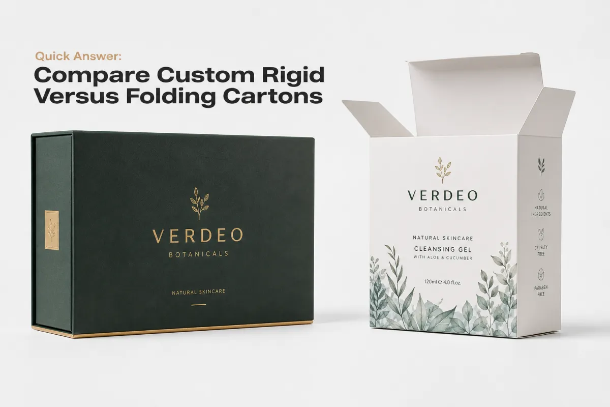 Compare Custom Rigid Versus Folding Cartons: Which Wins
