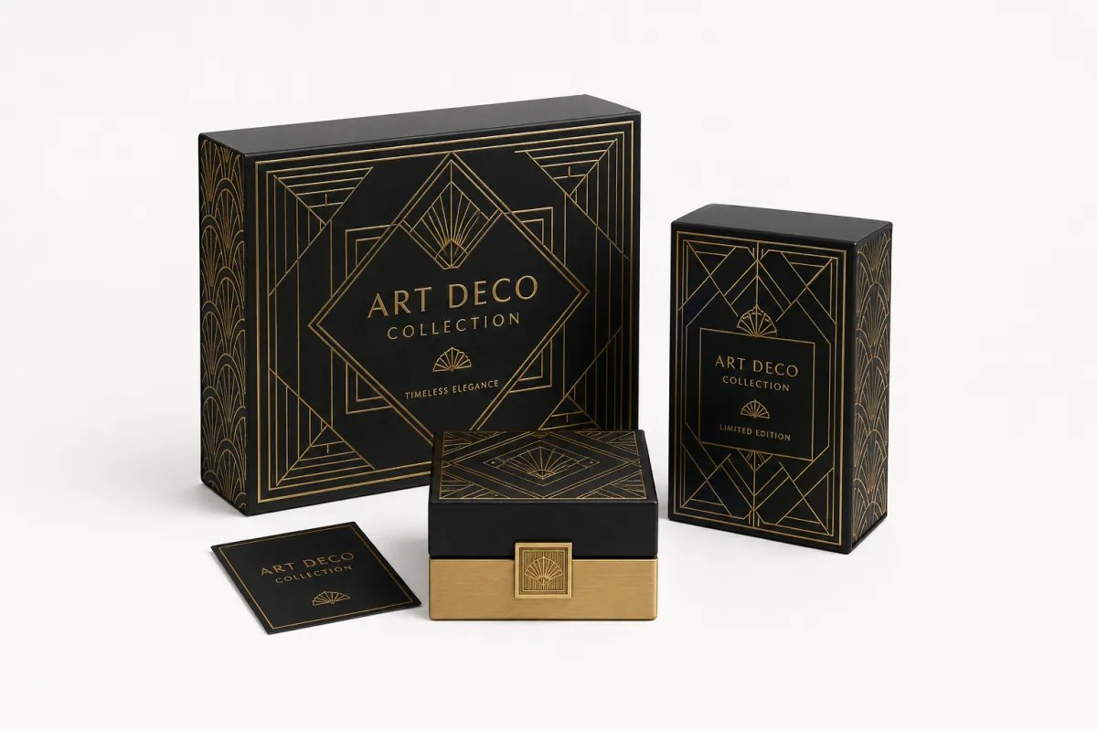 Art Deco Boxes for Premium Brand Appeal