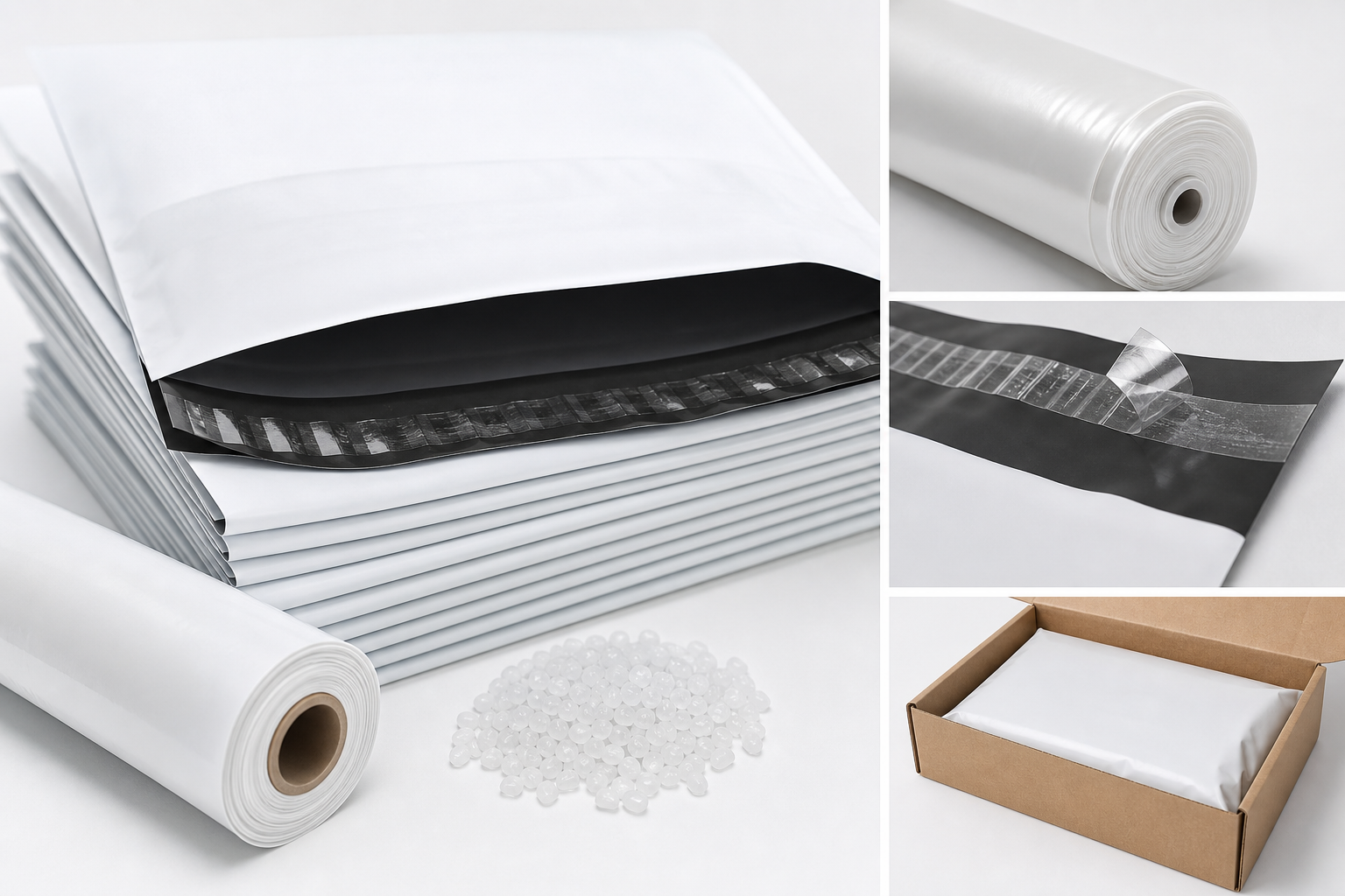 Self Seal Poly Mailers Manufacturer: Film, Print, MOQ, and Carton Packing
