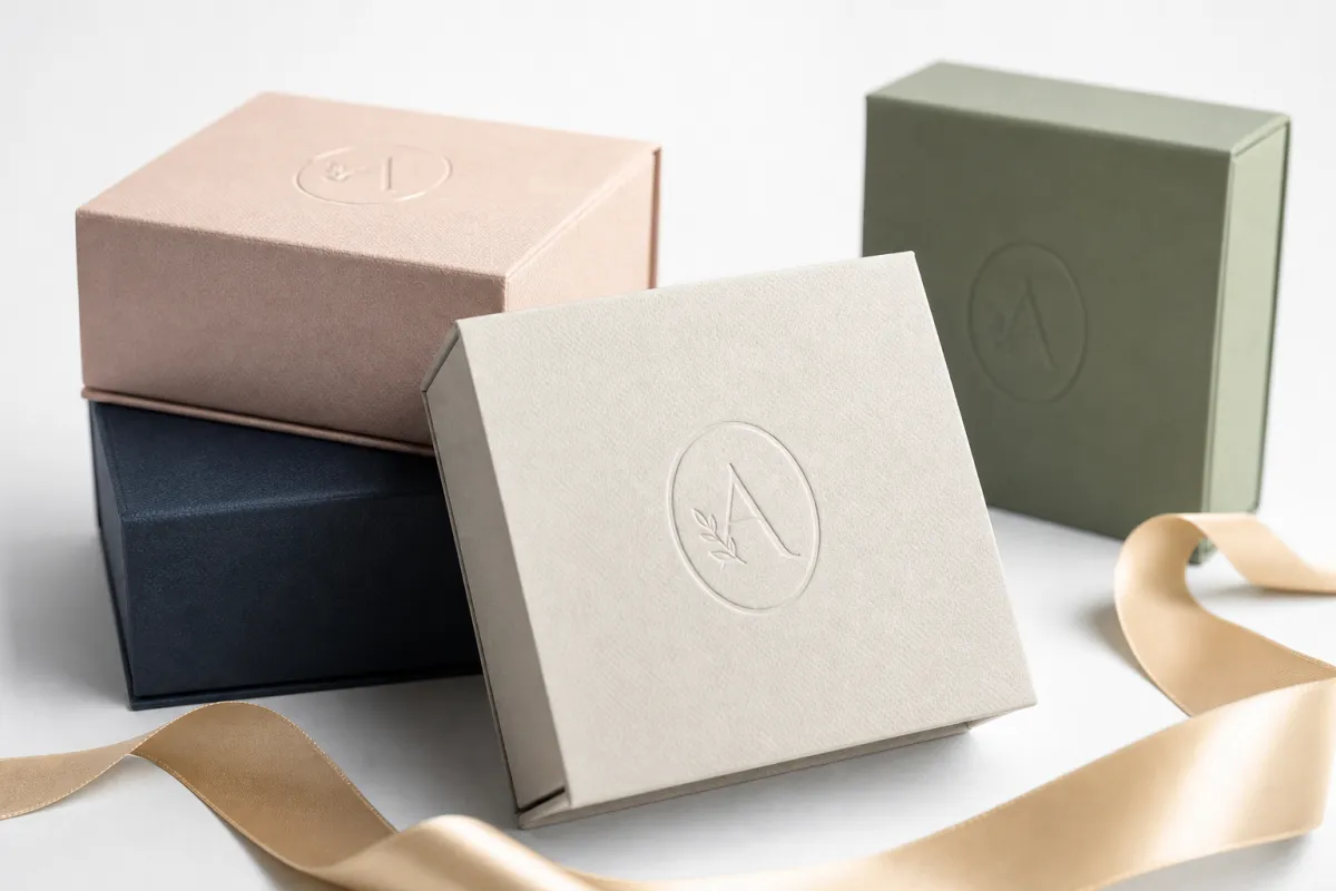 Embossed Rigid Boxes with Logo