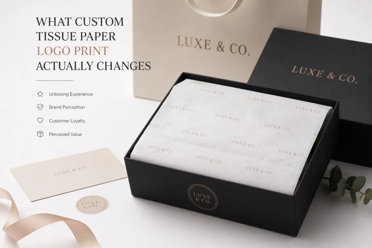 Custom Tissue Paper Logo Print