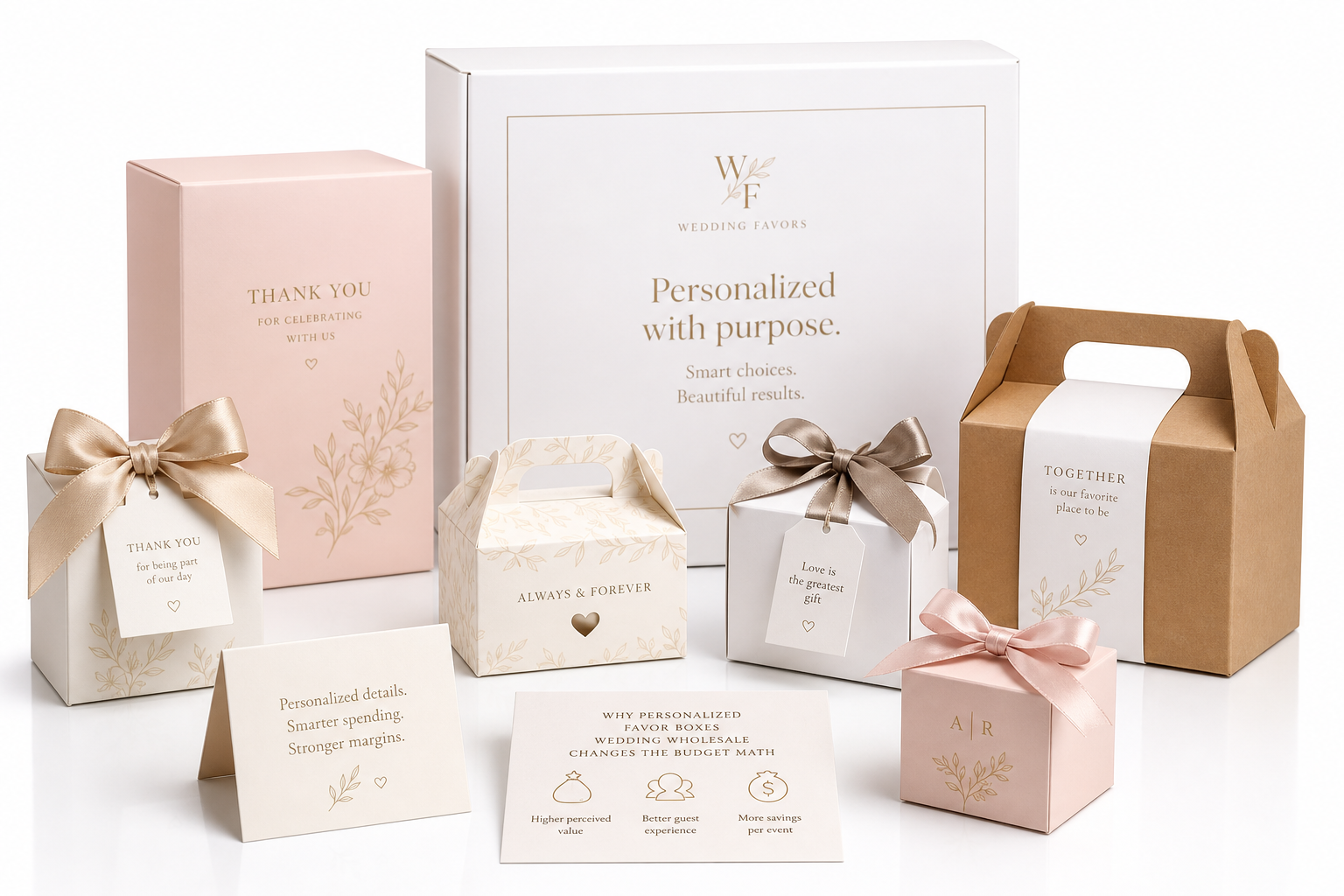 Personalized Favor Boxes Wedding Wholesale for Events