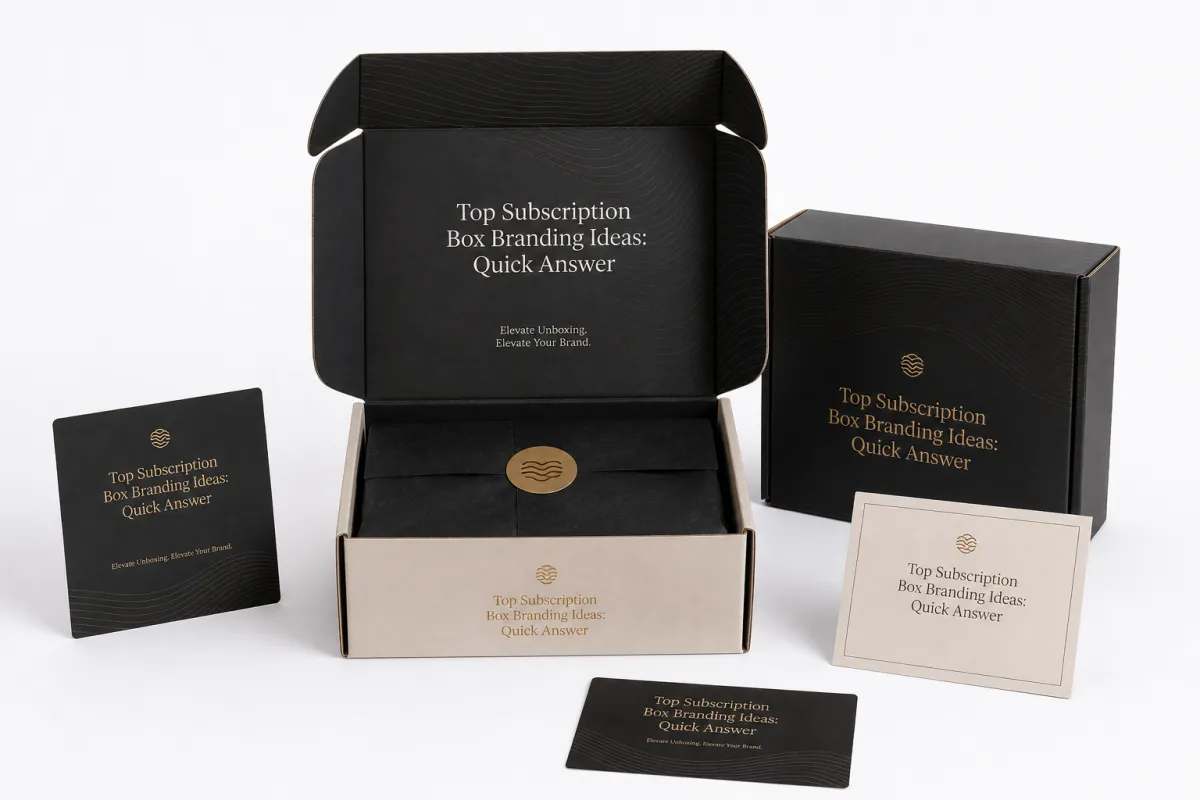 Subscription Box Branding Ideas Sell
