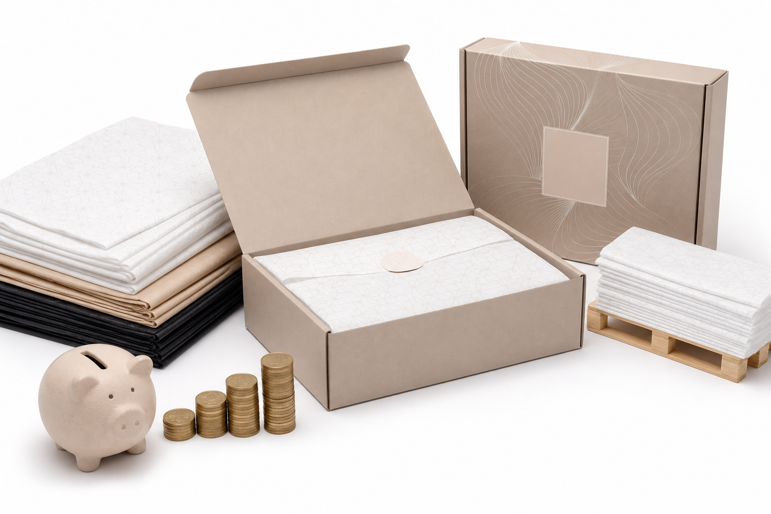 Custom Tissue Inserts Wholesale for Shipping Programs