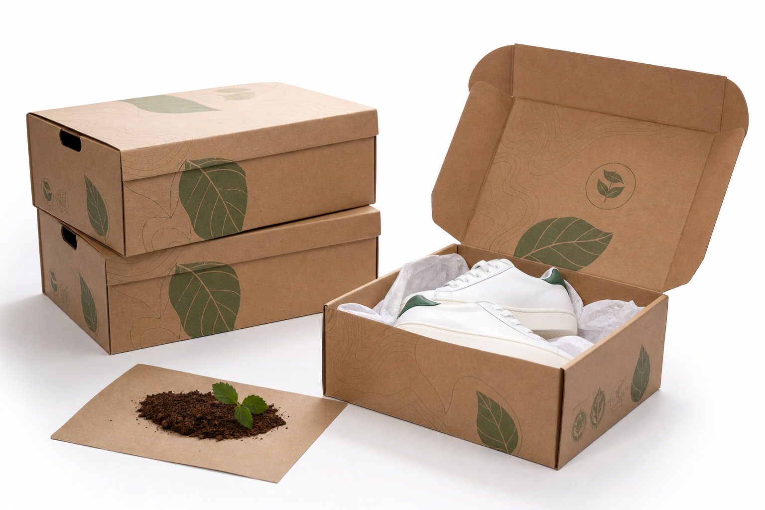 Order Custom Biodegradable Shoe Boxes Better: Board, Finish, Dieline, and Unit Cost