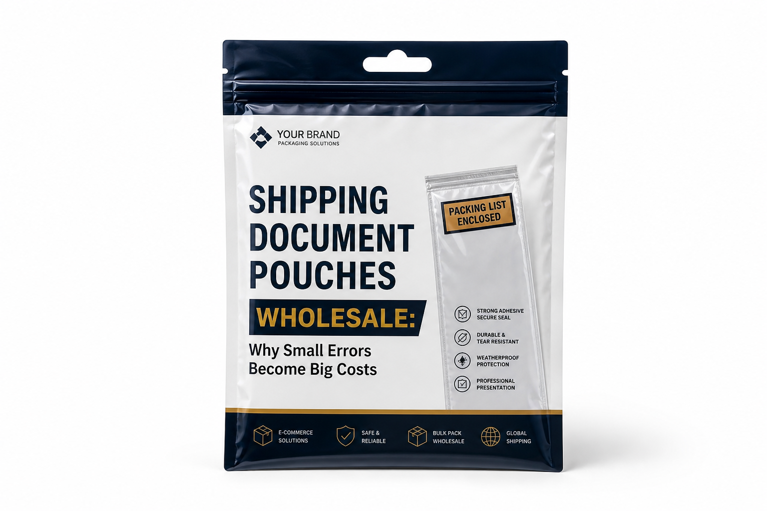 Shipping Document Pouches Wholesale: Specs and Pricing