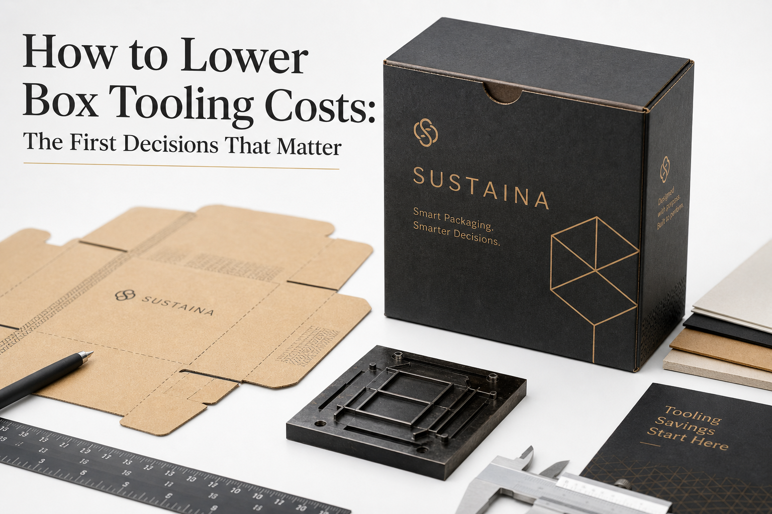 Lower Box Tooling Costs Without Cutting Quality: Board, Finish, Dieline, and Unit Cost