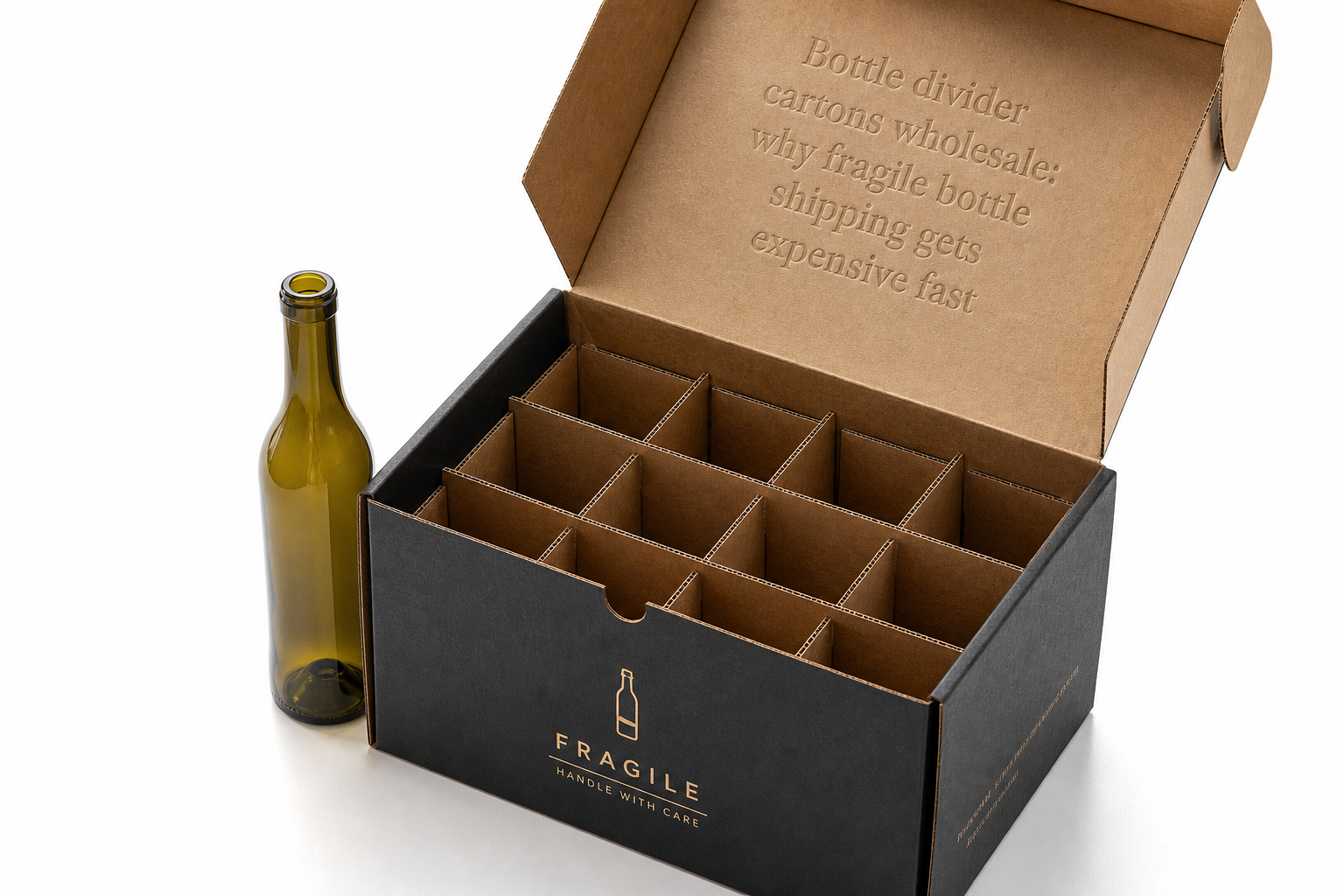 Bottle Divider Cartons Wholesale for Safe Bottle Shipping
