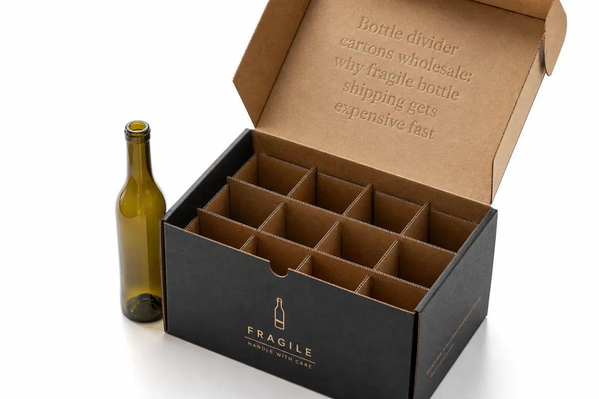 Bottle Divider Cartons Wholesale for Safe Bottle Shipping