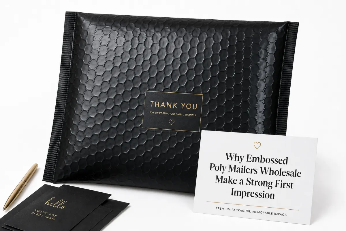 Embossed Poly Mailers Wholesale: Pricing, Specs & More