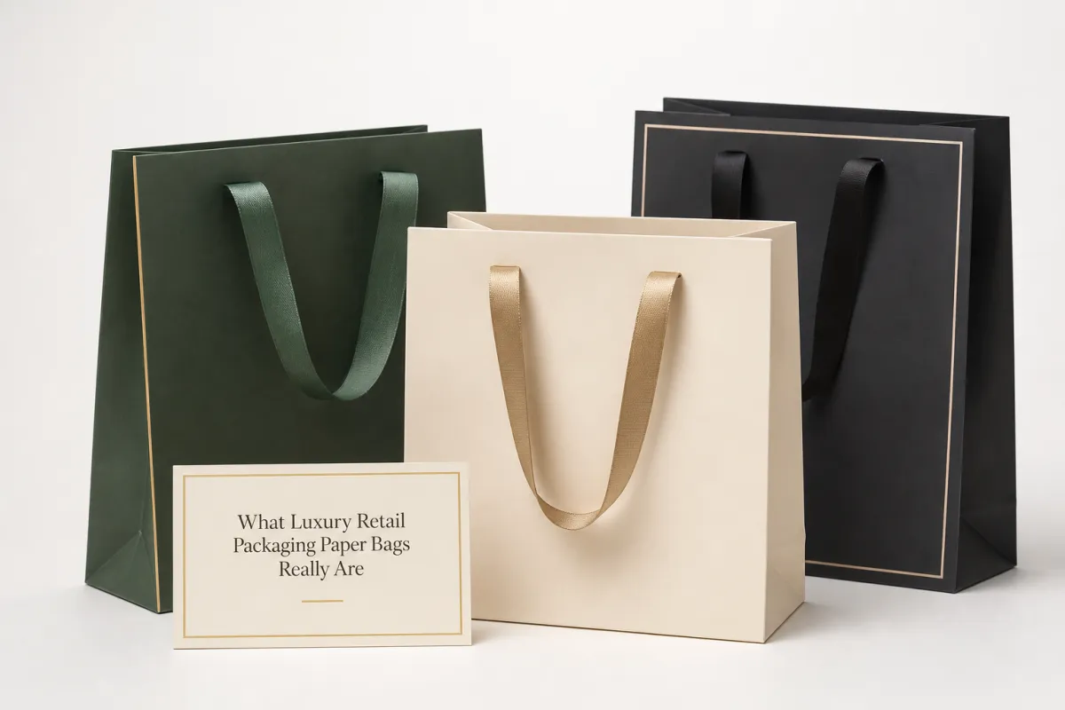 Luxury Retail Packaging Paper Bags