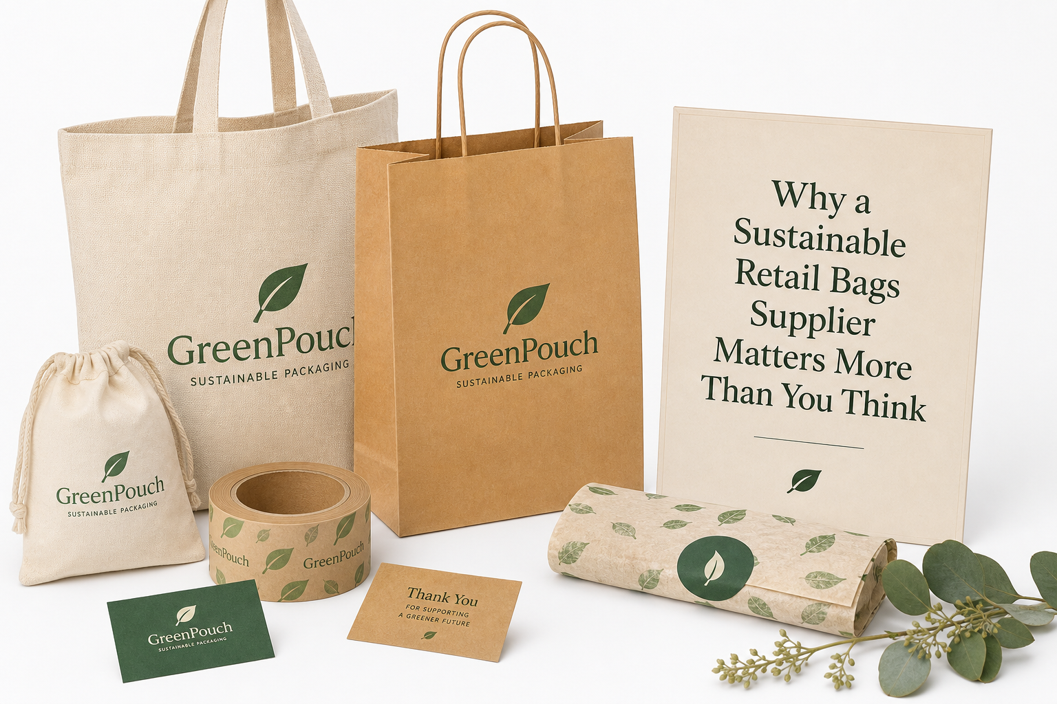 Sustainable Retail Bags Supplier: Film, Print, MOQ, and Carton Packing