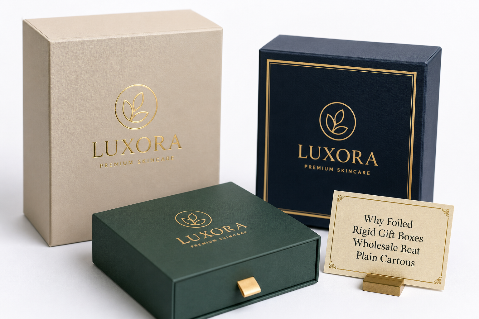 Foiled Rigid Gift Boxes Wholesale: Pricing & Lead Time