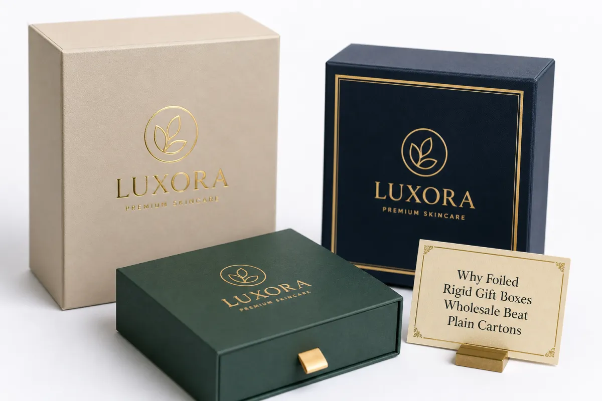 Foiled Rigid Gift Boxes Wholesale: Pricing & Lead Time