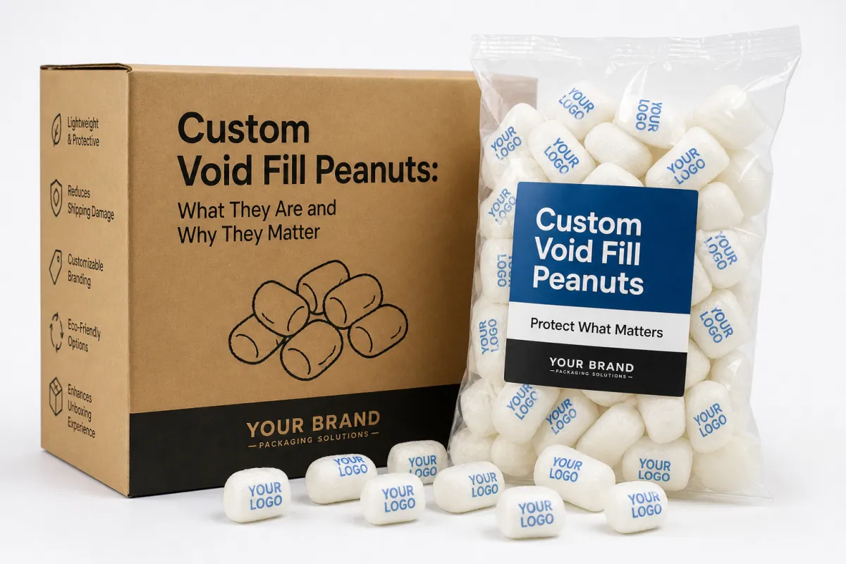 Custom Void Fill Peanuts: Material, Print, Proofing, and