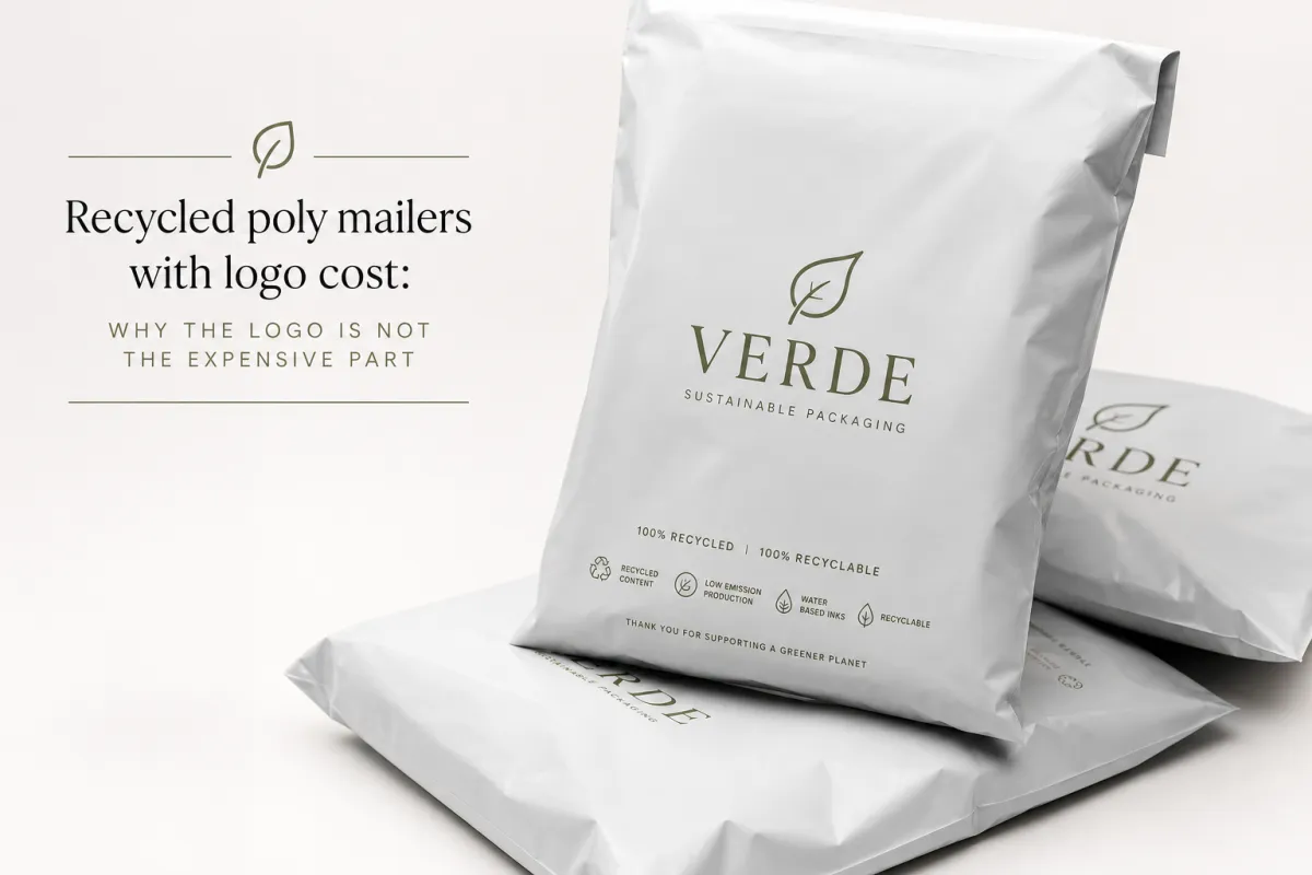 Recycled Poly Mailers with Logo Cost