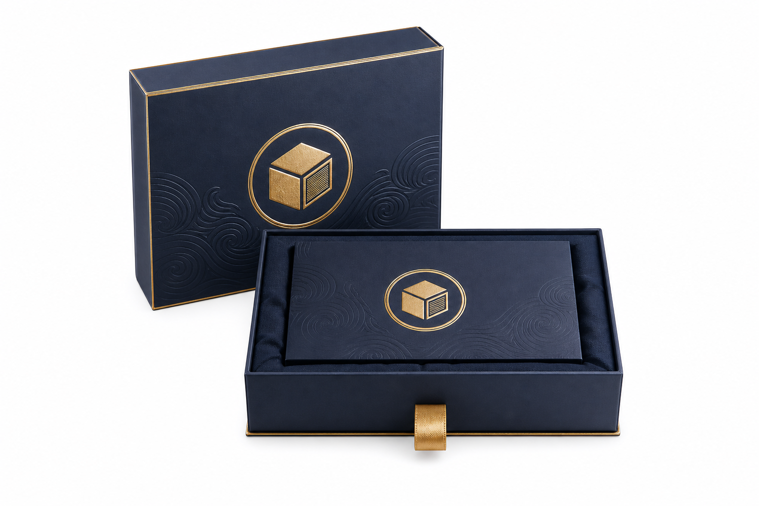 Foil Stamped Rigid Boxes with Logo: Board, Finish, Dieline, and Unit Cost