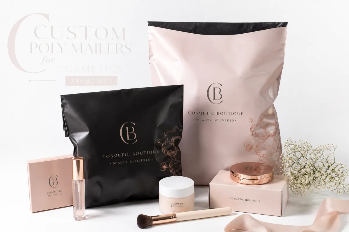 Custom Poly Mailers for Cosmetics: Fit, Finish, Value