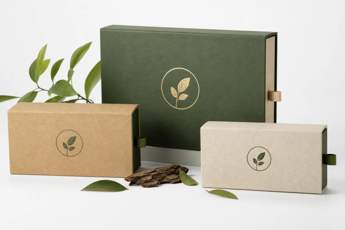 Sustainable Rigid Boxes with Logo