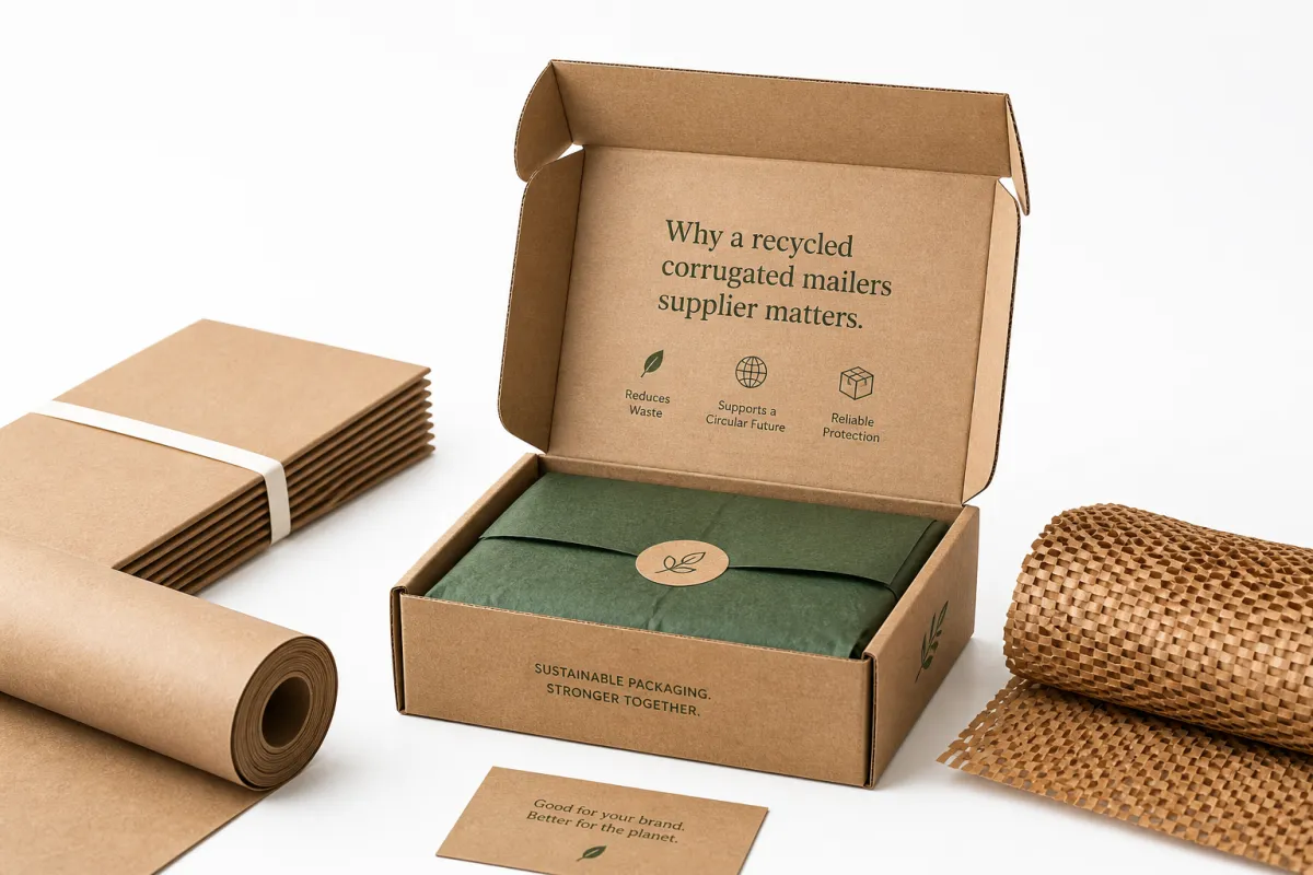 Recycled Corrugated Mailers Supplier