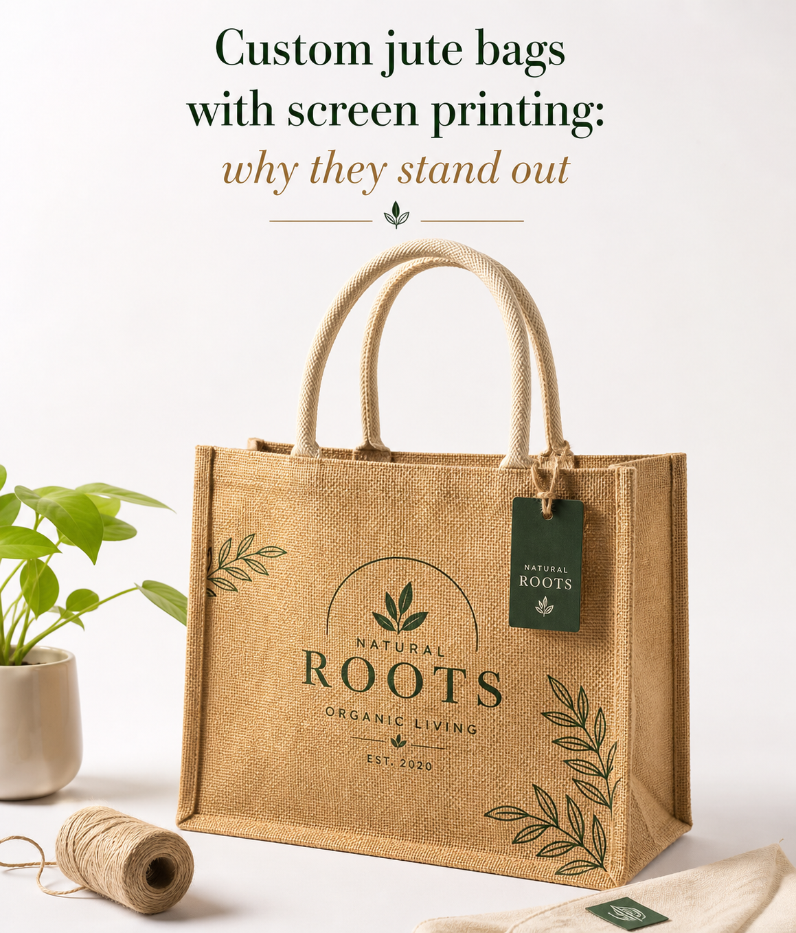 Custom Jute Bags with Screen Printing: What Matters Most